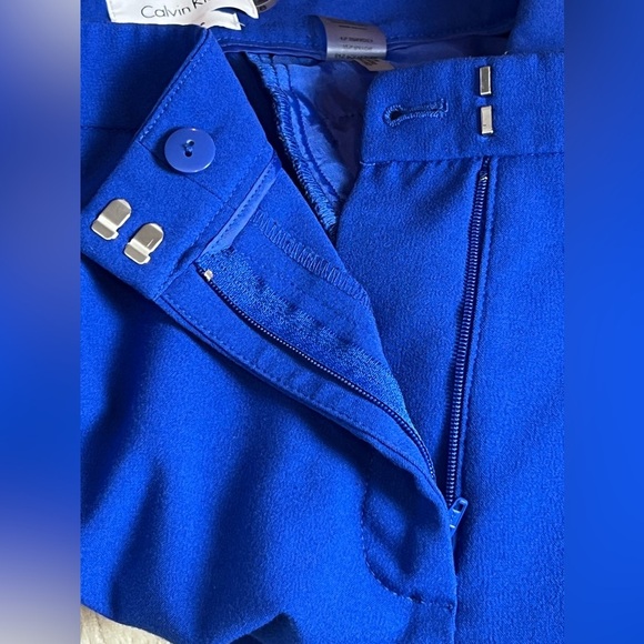 CALVIN KLEIN women Vibrant dress Blue Pants/size 8 - Picture 6 of 12